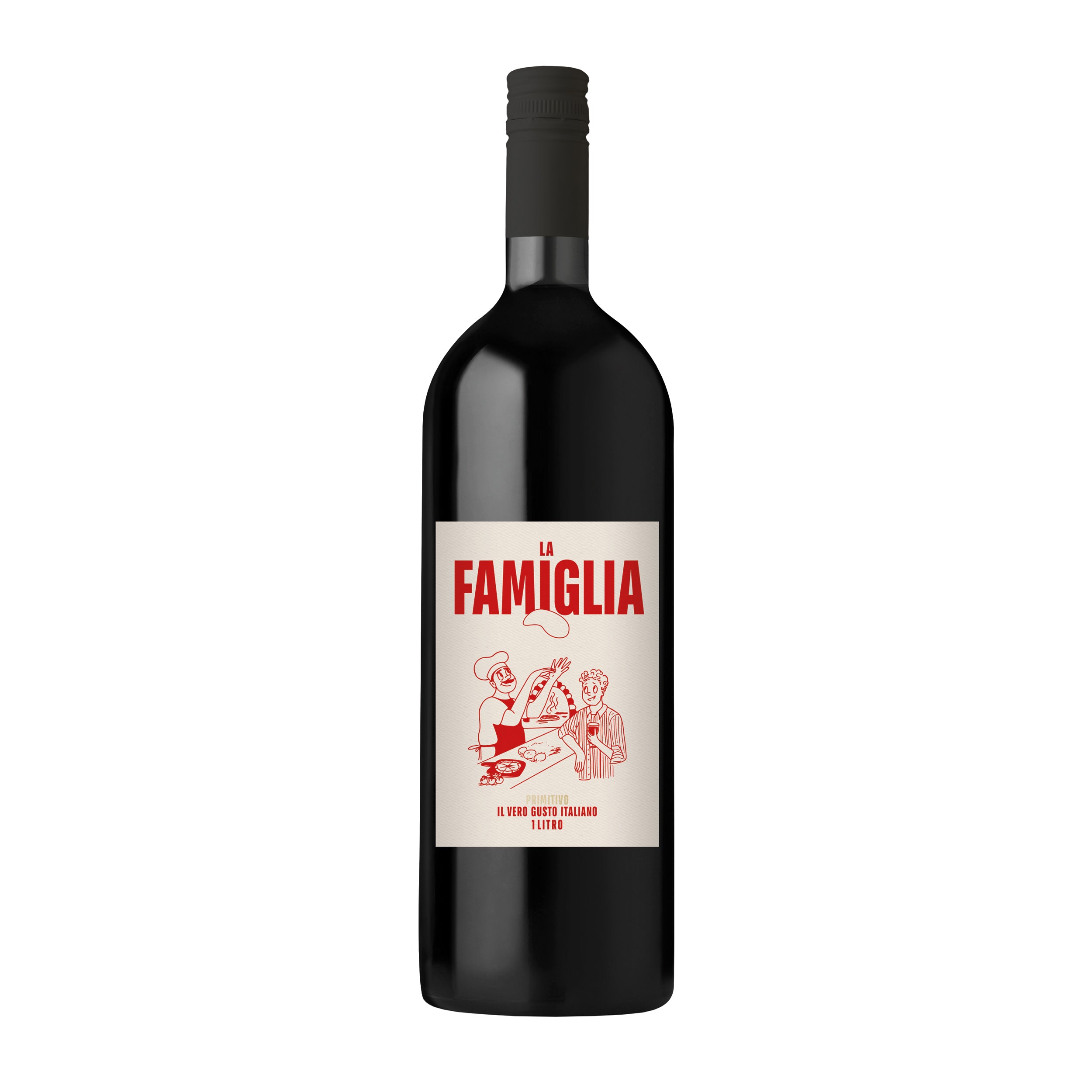Primitivo Puglia IGT "La Famiglia" - 1 Liter