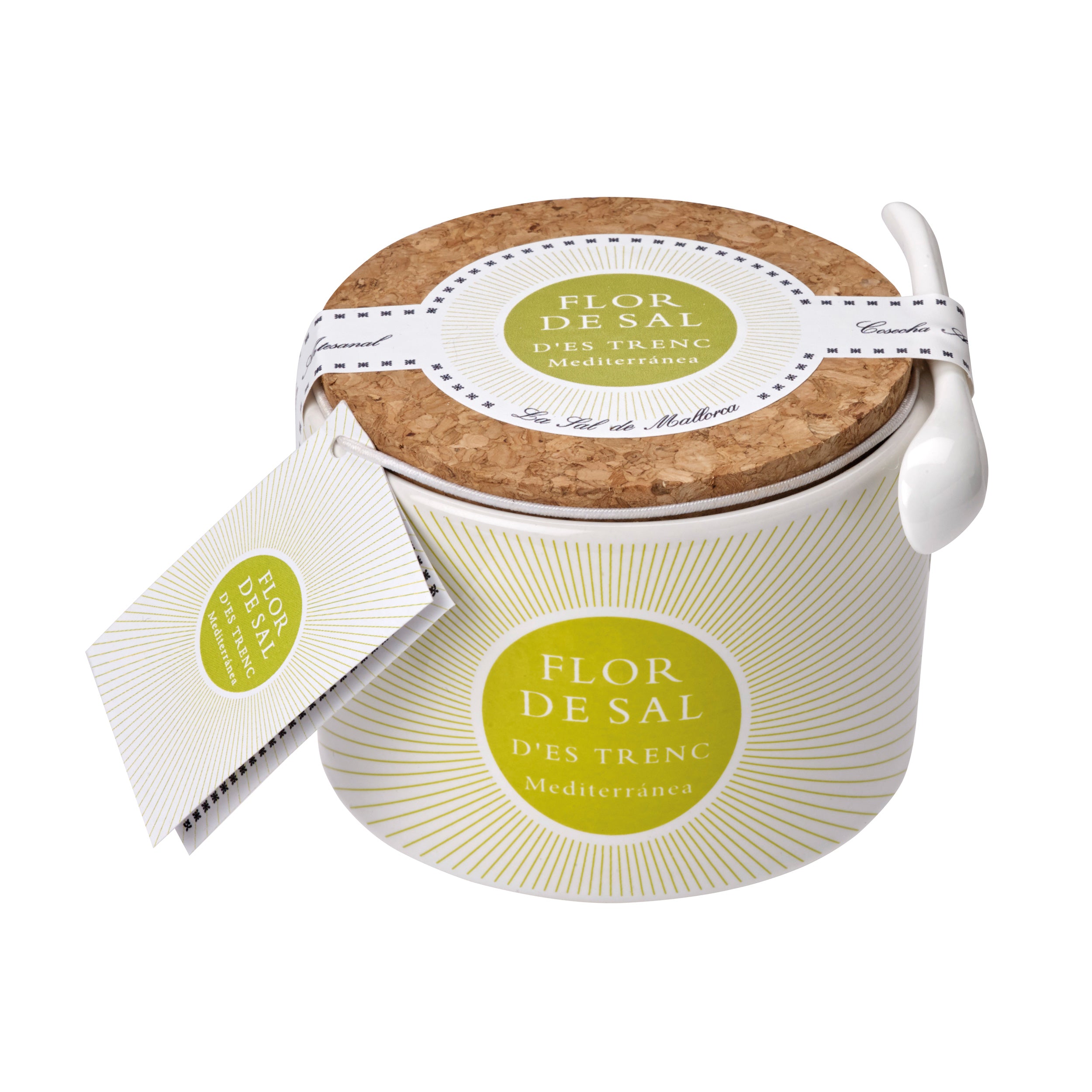 Flor de Sal d'Es Trenc - Flor de Sal Mediterránea Keramikdose - Bio