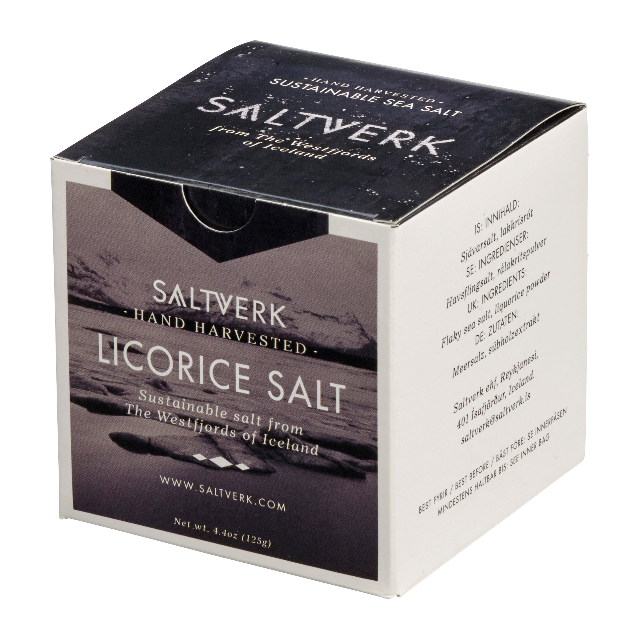 Licorice Salt - Meersalzflocken mit Lakritze
