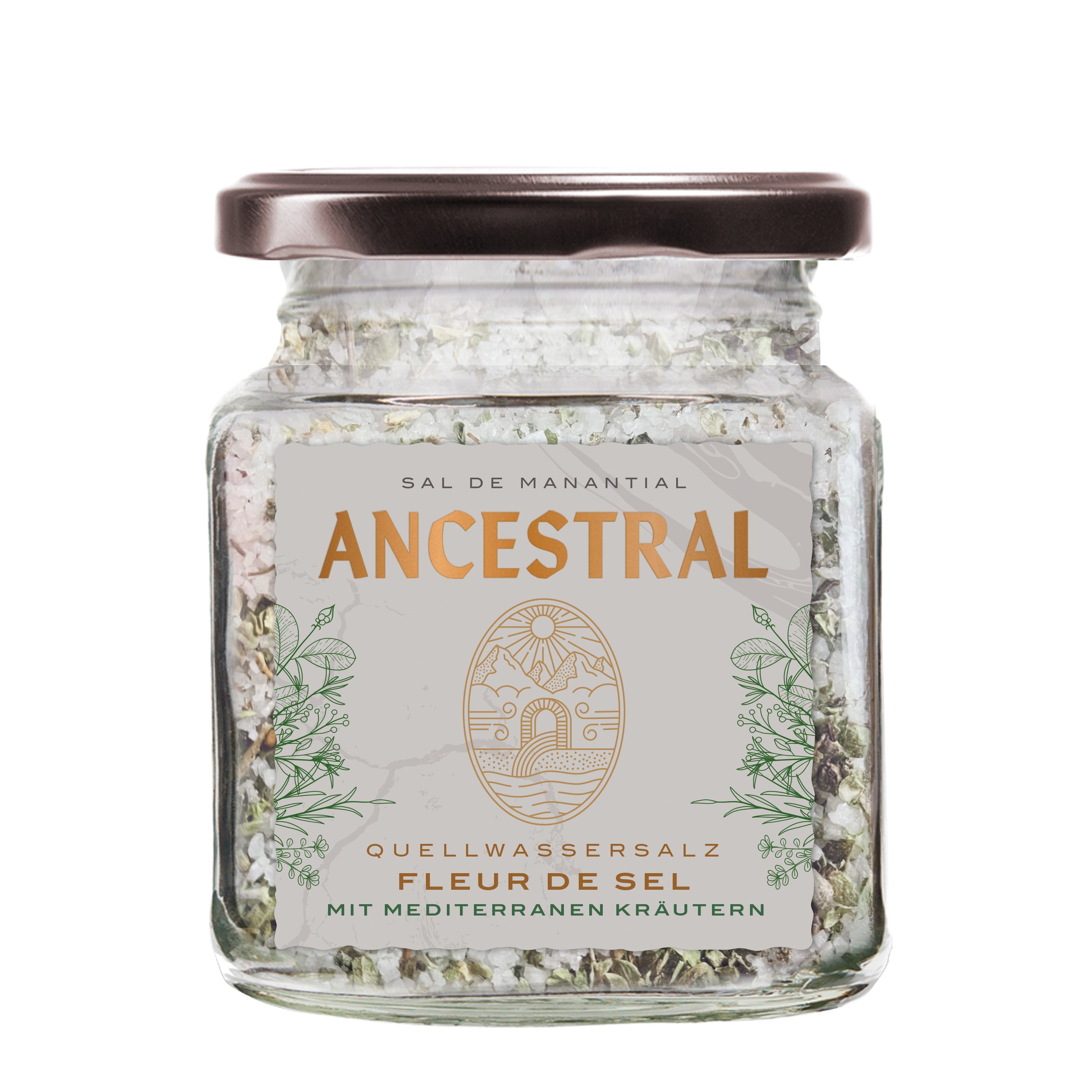 Ancestral Fleur de Sel Mediterranea im Glas
