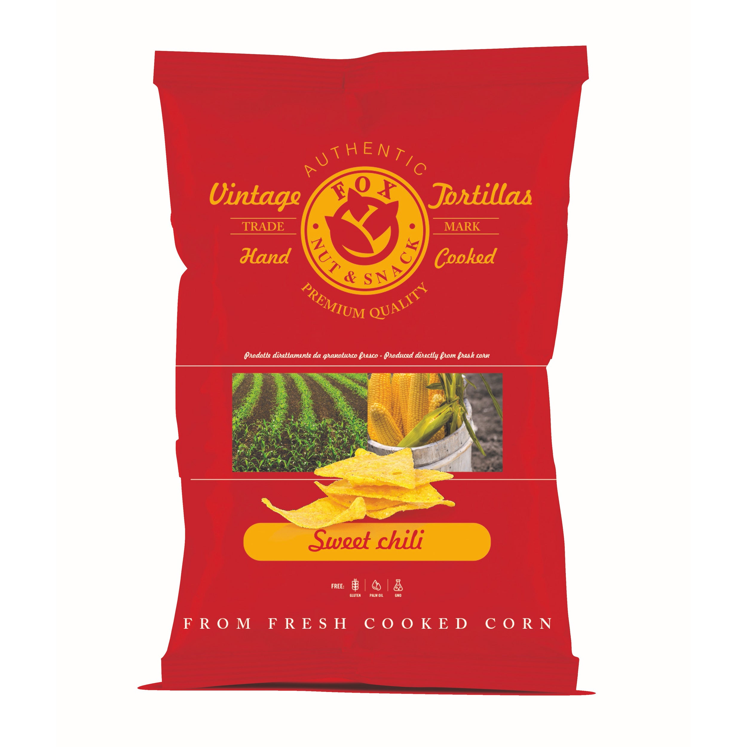 Fox Italia Vintage Tortillas Peperoncino (Tortilla Chips mit Chili)