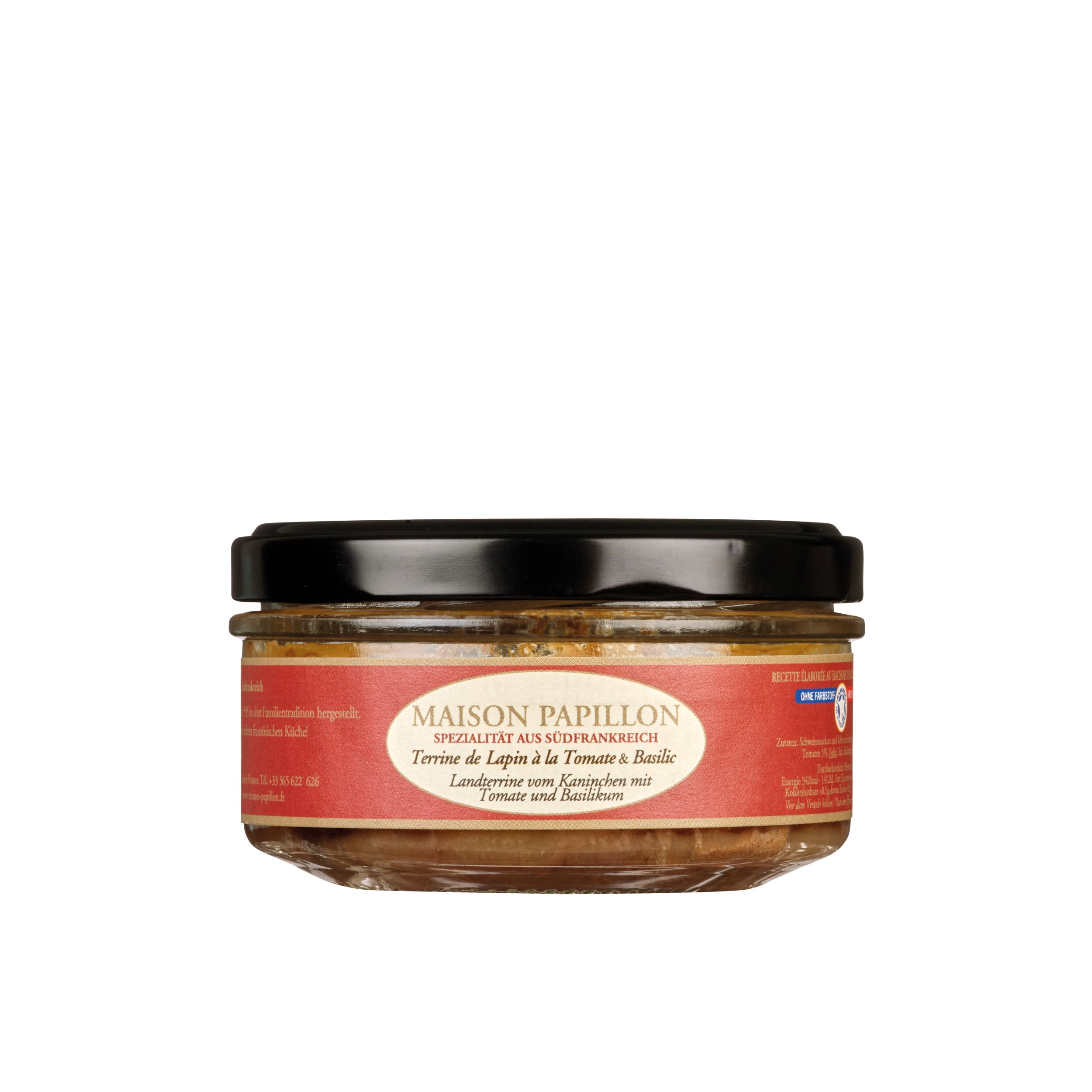Terrine de Lapin Tomate et Basilic