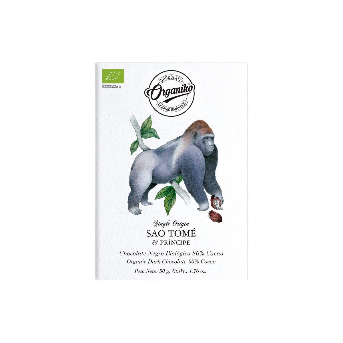 Single Origin 80% Cacao Sao Tomé & Príncipe - Bio