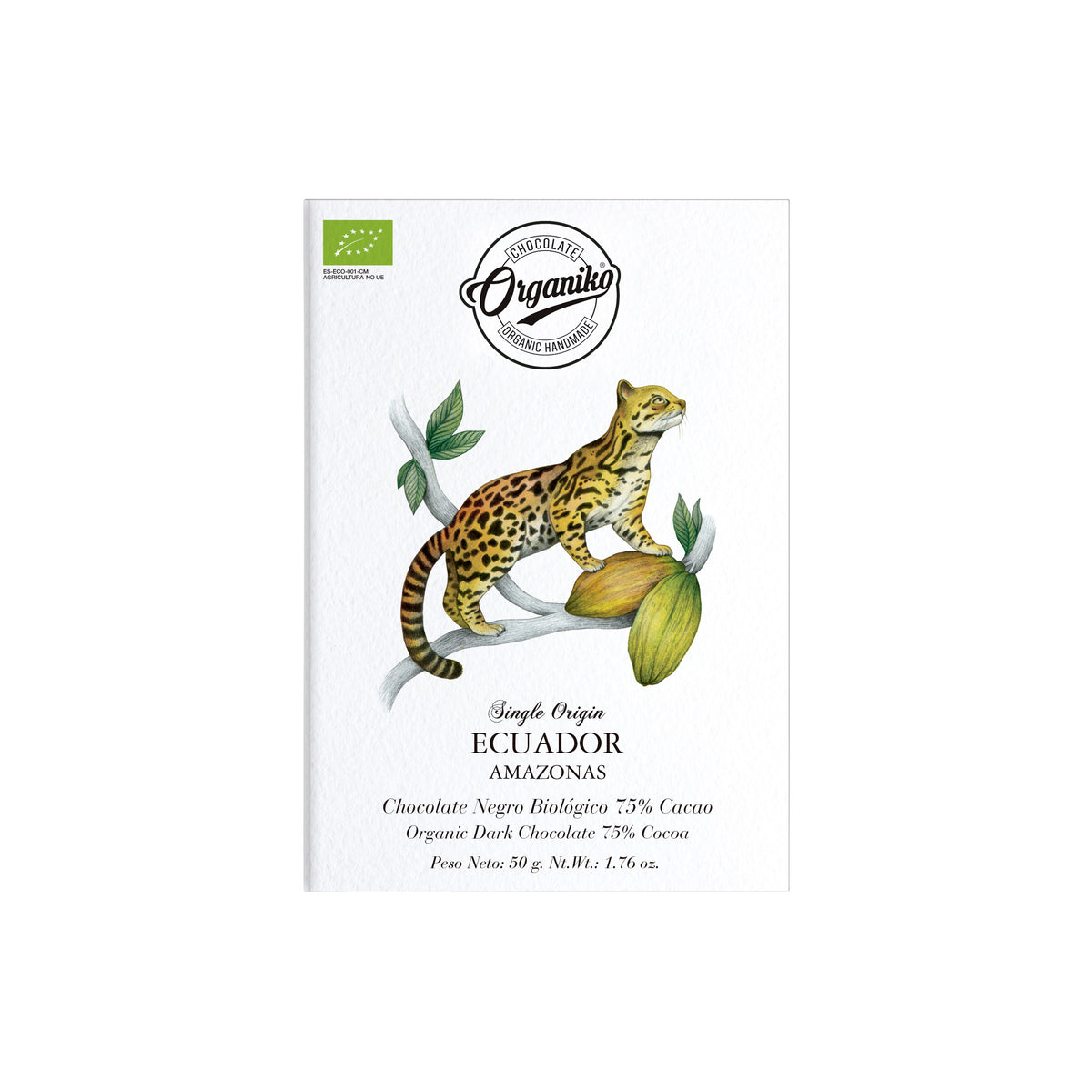 Single Origin 75% Cacao Ecuador "Amazonas" - Bio