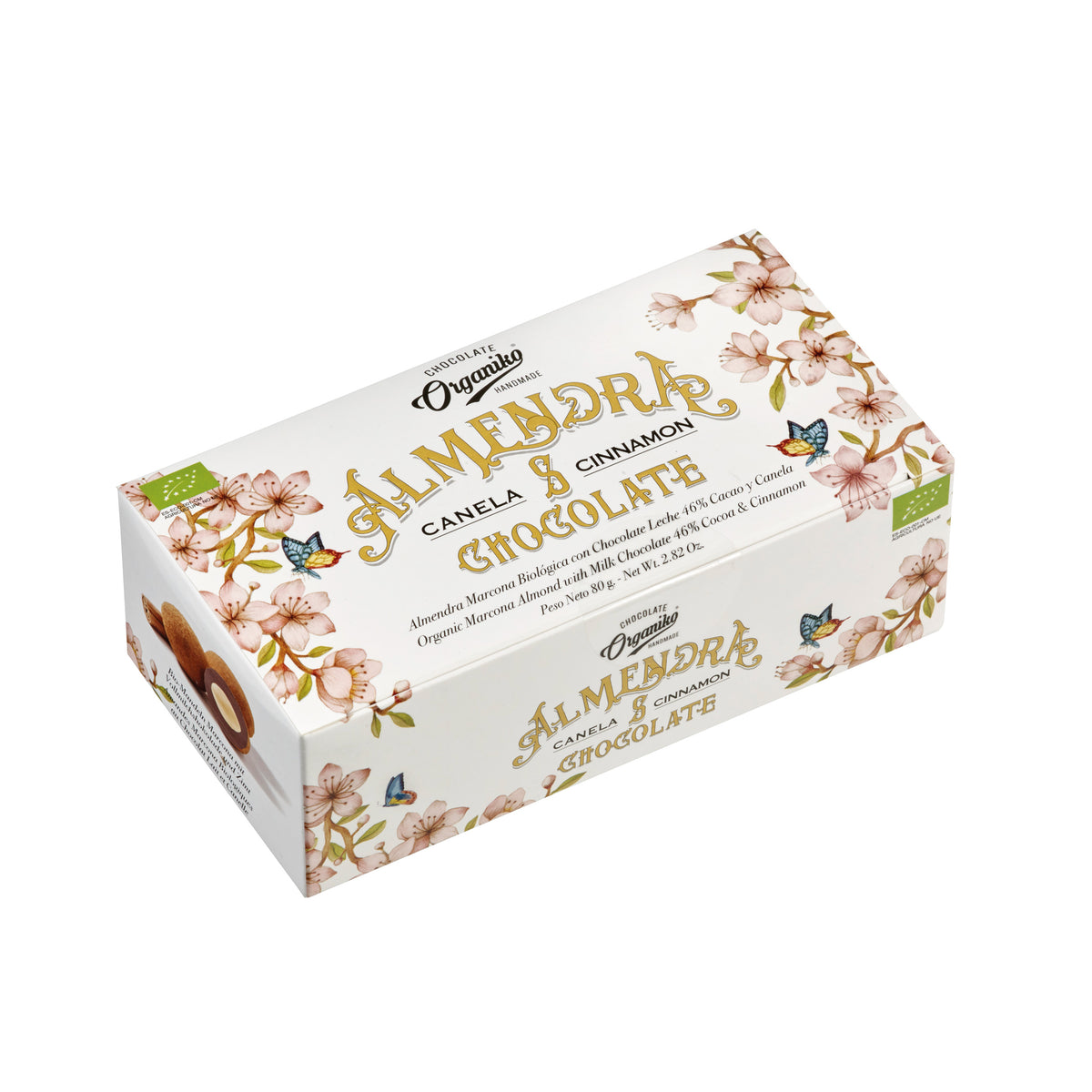 Almendra Marcona 46% Cacao y Canela - Bio