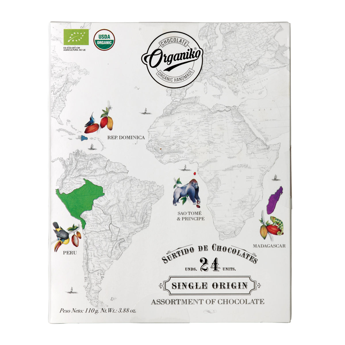 Chocolate Organiko 24 Minitäfelchen - Bio