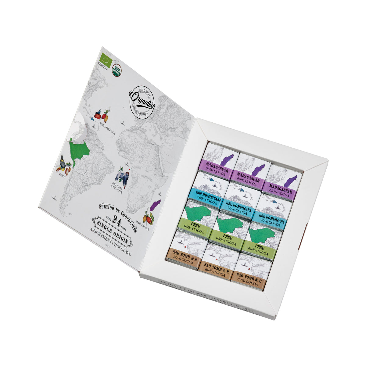Chocolate Organiko 24 Minitäfelchen - Bio